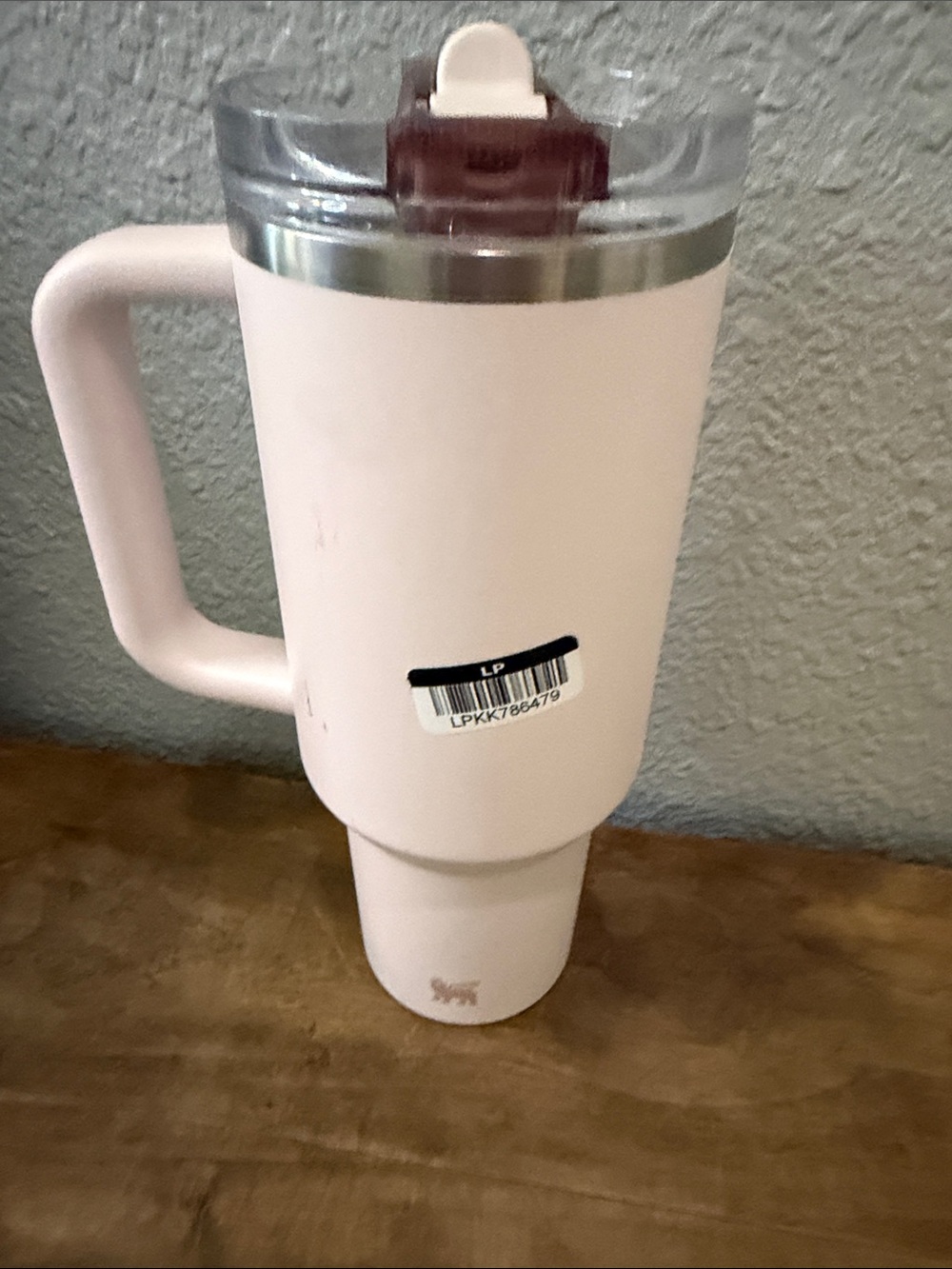 Stanley Blush Pink Insulated Travel Mug with Handle 40oz - Picture 2 of 8